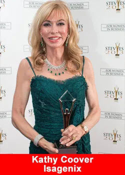 Kathy Coover, Isagenix, Stevie Award