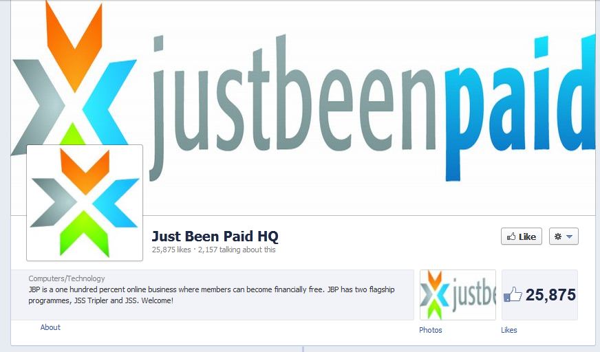 Just Been Paid Facebook Likes August 2012