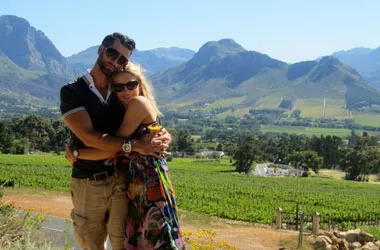 Nick and Ashley Sarnicola in South Africa
