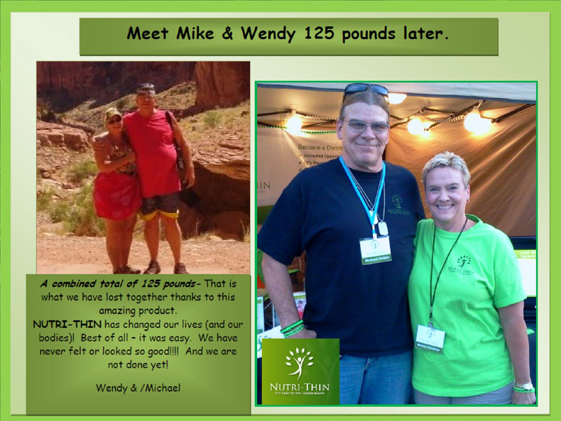 Mike and Wendy Weight loss