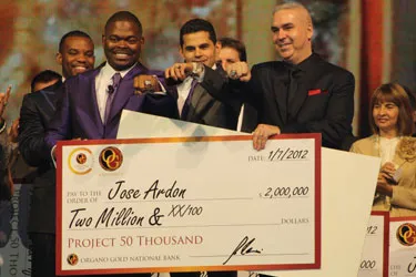 Jose Ardon $2 million check 