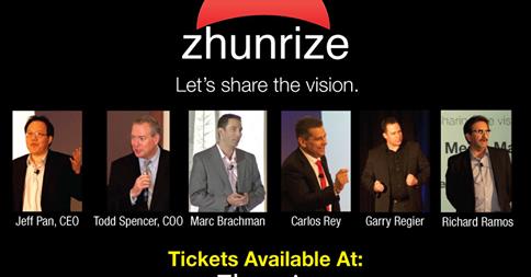 Zhunrize leaders, Jeff Pan, Todd Spencer, Marc Brachman, Carlos Rey, Garry Regier, Richard Ramos