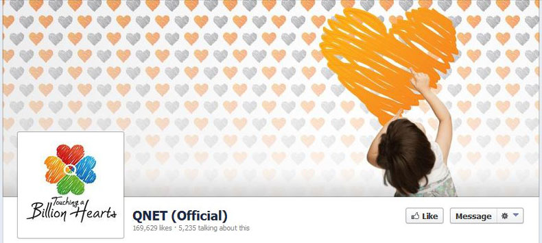 Qnet Facebook likes