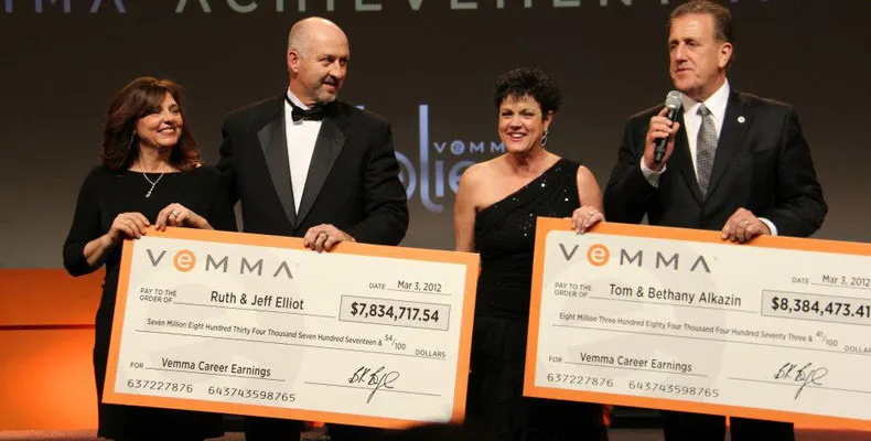 Ruth and Jeff Elliott Vemma Career Earnings