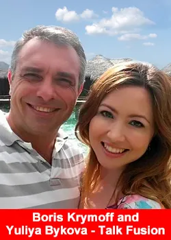 Talk Fusion, Boris Krymoff and Yuliya Bykova