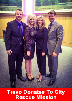 Trevo Founders, Mark & Holli Stevens, Director of Branding Crystal Shirley, Steven Oakes