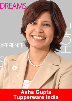 Asha Gupta, Tupperware