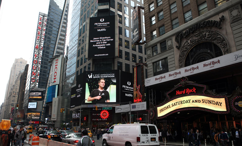 Jason Silverthorn on Times Square