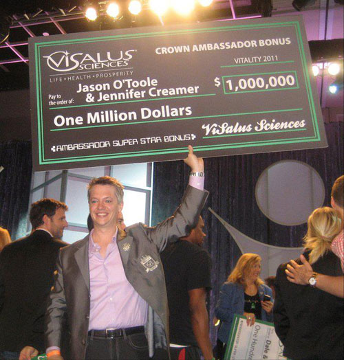 Jason O'Toole 1 Million Bonus - ViSalus