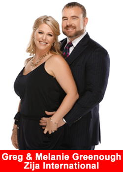 Zija, Greg & Melanie Greenough, Double Black International Diamond