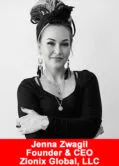 Jenna Zwagil, visionary entrepreneur and founder of Zionix Global.