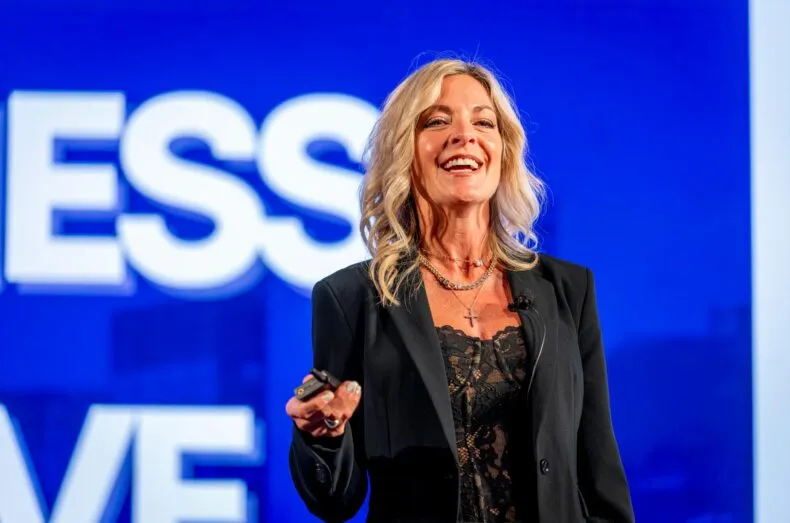 Kim Challan MWR Life leader speaking