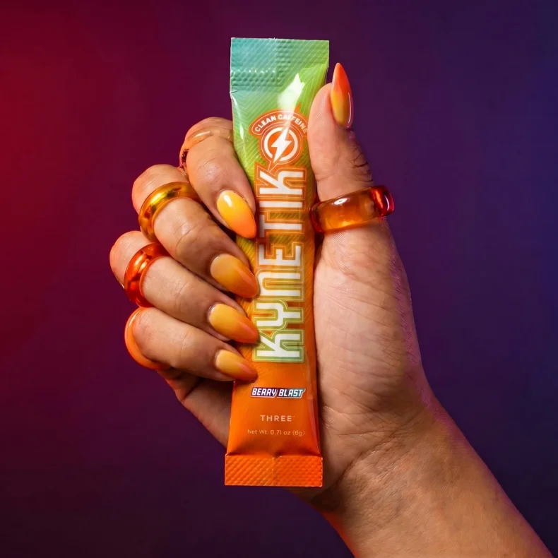 Kynetik Berry Blast clean energy drink from THREE International
