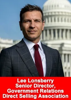 Lee Lonsberry, Senior Director of Government Relations at the Direct Selling Association
