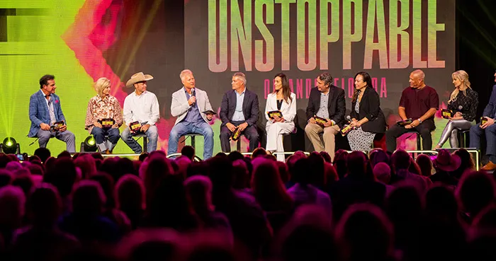 LifeWave leadership panel sharing business training at UNSTOPPABLE Convention 2026