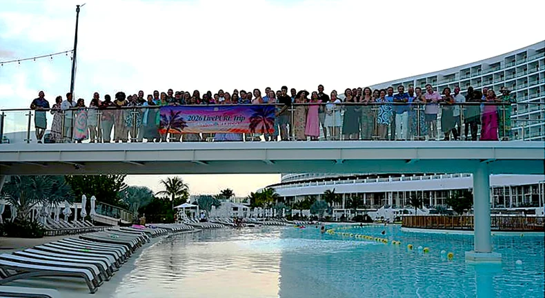 LivePURE Cancun resort incentive event group