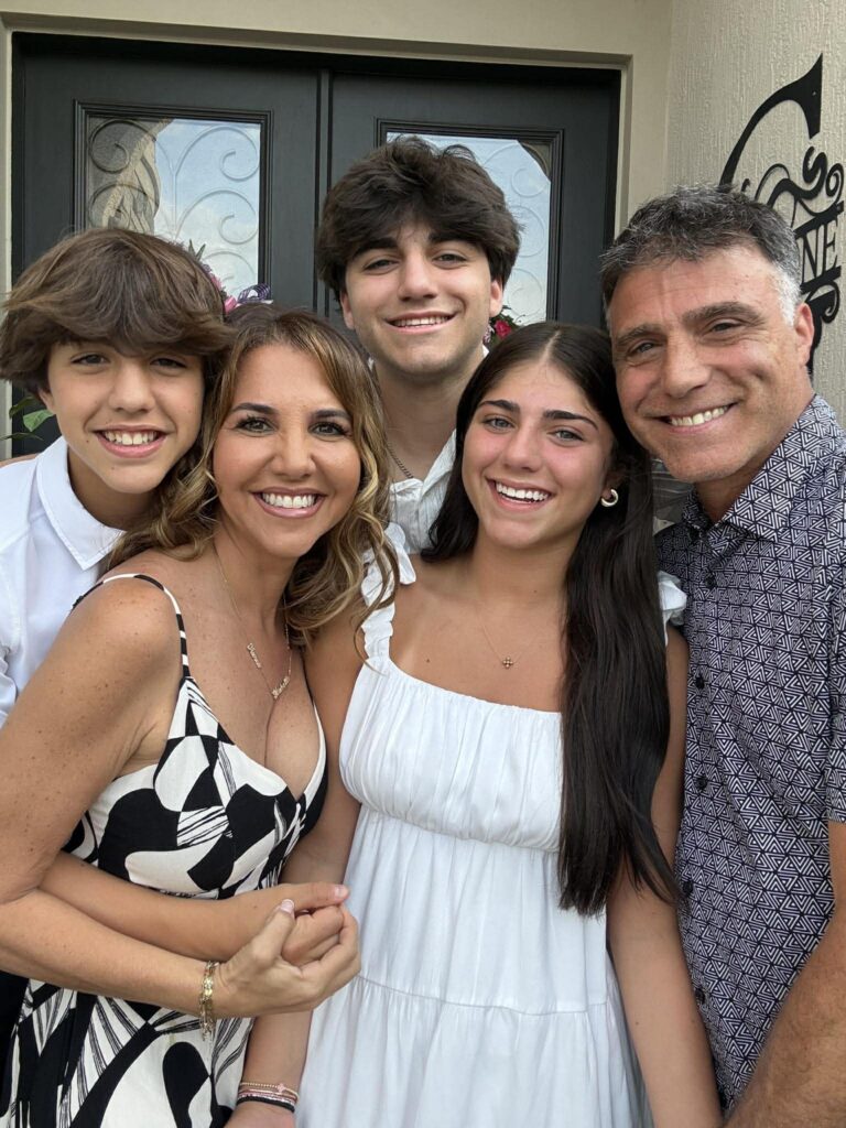 Maria Giambrone with family