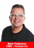 Mark Patterson, Chief Marketing Officer at Partner.Co, recognized for award-winning marketing leadership and innovative brand strategies.