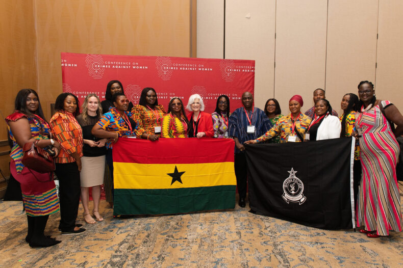 International delegates at the Conference on Crimes Against Women supported by the Mary Kay Ash Foundation