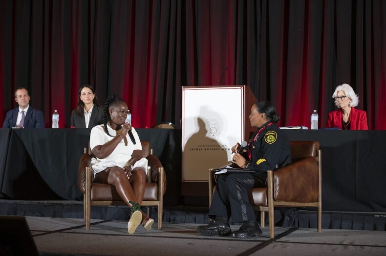 Panel discussion at the Conference on Crimes Against Women supported by the Mary Kay Ash Foundation