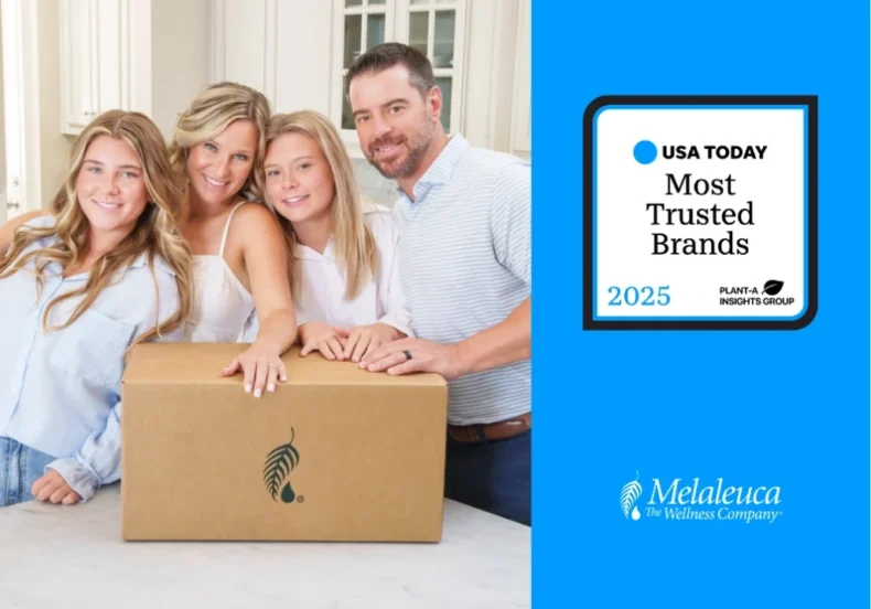 Melaleuca Named USA Today Most Trusted Brands 2025