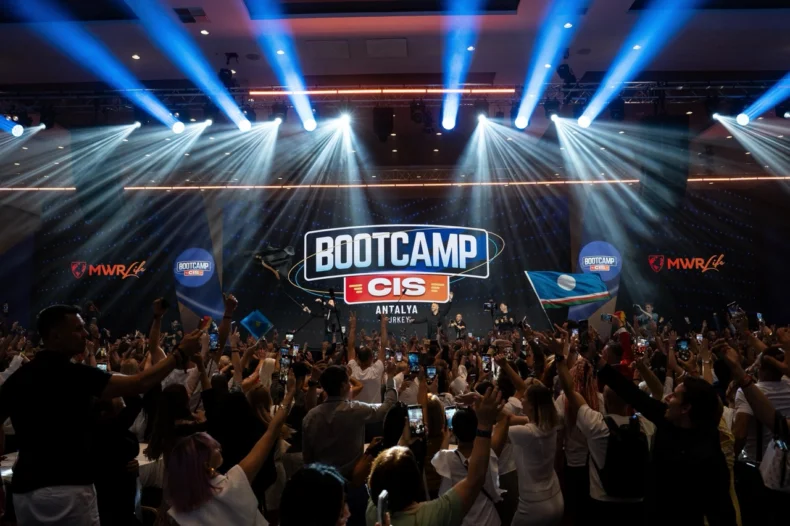 MWR Life Leadership Bootcamp 2026 in Antalya, Turkey, with a large audience celebrating