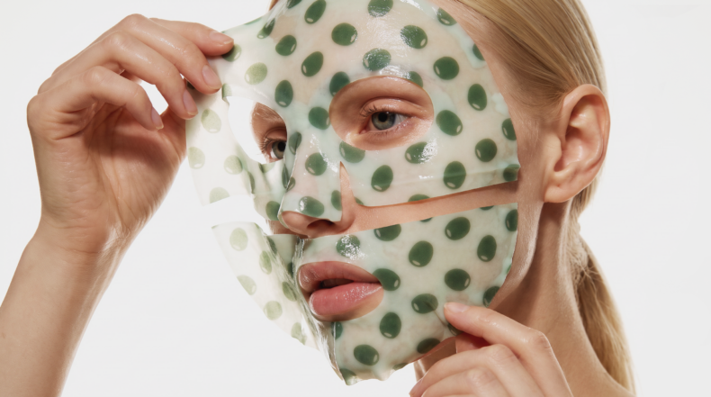 Olive Tree People Hydroxytyrosol Hydrogel Face Mask featured for New York Fashion Week