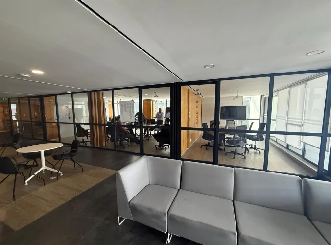 Interior of the new One More International Mexico City office