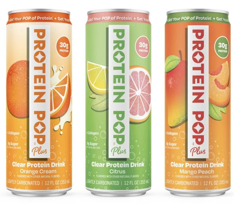 Protein Pop Plus 30g Clear Protein Drinks