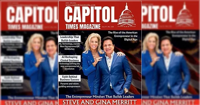 Steve and Gina Merritt Capitol Times Magazine cover