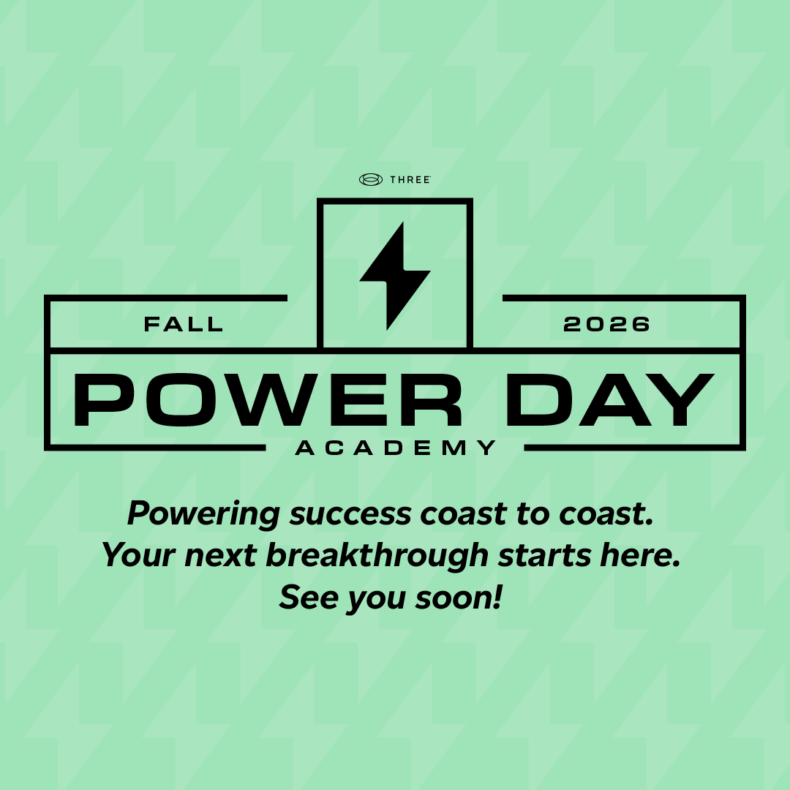 THREE Power Day Academy Fall 2026 leadership development event series
