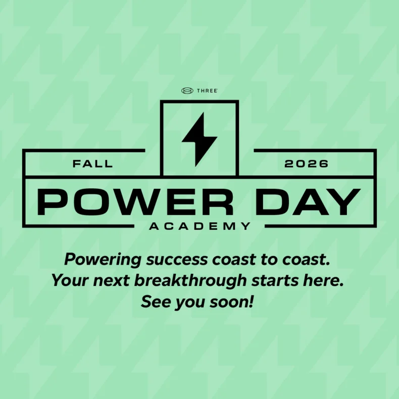 THREE Power Day Academy Fall 2026 leadership development event series