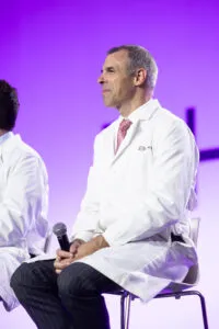 Dr. Dan Gubler, Chief Scientific Officer of THREE, speaking during a Scientific Advisory Board panel