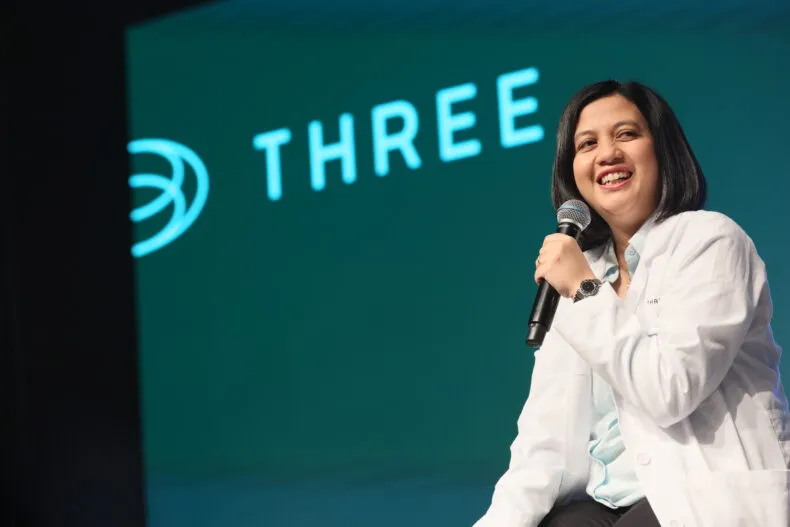 Professor Sastia Putri speaking for the THREE Scientific Advisory Board