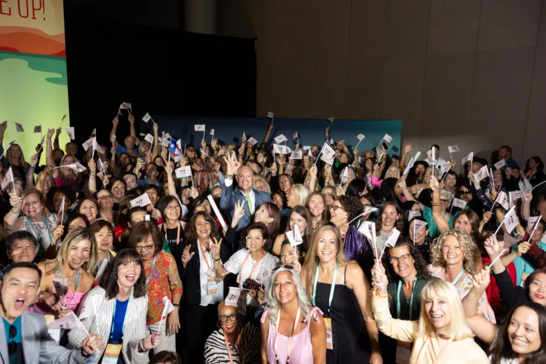 THREE International leaders and Brand Ambassadors celebrating the company’s long-term commitment to direct selling and network marketing